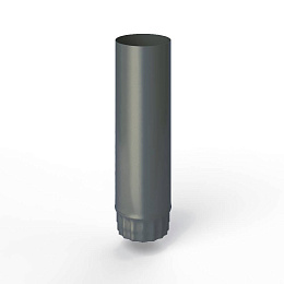 Труба водосточная оцинкованная порошок ф90х1250мм RAL 7012