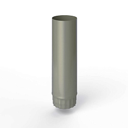 Труба водосточная оцинкованная порошок ф130х1250мм RAL 7023