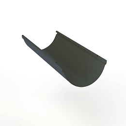 Желоб водосточный оцинкованный порошок ф150х2000мм RAL 7043