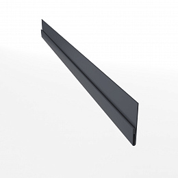 Планка стартовая для металлосайдинга блокхаус оцинкованная с порошковым покрытием 0,45мм ширина менее 625 мм RAL 7024