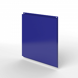 Фасадная металлокассета открытого типа оцинкованная с порошковым покрытием 1,2мм RAL 5002