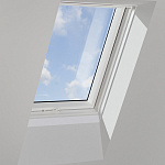 Окно мансардное ПВХ белый ручка снизу Fakro PTP-V U3  ThermoPro Profi 114*118см