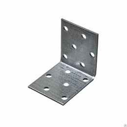 Крепежный уголок равносторонний 40х50х2 KUR
