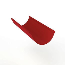 Желоб водосточный оцинкованный порошок ф150х2000мм RAL 3000