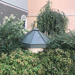 Фальц двойной стоячий оцинкованный с полимерным покрытием 0,7х625мм RAL 3003