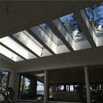 Окно мансардное дерево, лак ручка отсутствует Werso глухое ОС 78*118см