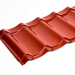 Металлочерепица Монтеррей классик оцинкованная с полимерным покрытием 0.5x1180мм  RAL 3011