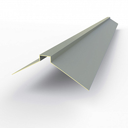 Конек фигурный 0,45 мм RAL 7045 оцинкованный, с порошковым покрытием