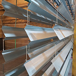 Нащельник цокольный RAL 9003 оцинкованный c порошковым покрытием 0,45мм