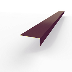 Планка лобовая RAL 4007 оцинкованная c порошковым покрытием 0,45мм