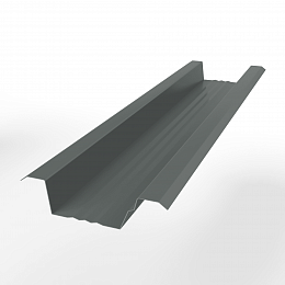 Вентилируемый прогон 0,45 мм (RAL 7005) оцинкованный, с порошковым покрытием