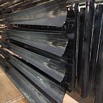 Желоб водосточный оцинкованный порошок ф120х2000мм RAL 8001