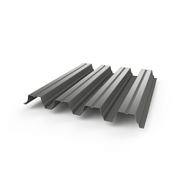 Профнастил Н75 - 0,65 (RAL 7037) с полимерным покрытием (полиэстер)