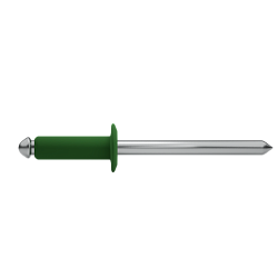 Заклепка 3.2x10 (RAL 6010) A2/A2 вытяжная