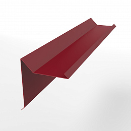 Планка ветровая 0,45 мм (RAL 3003) двойная завальцовкая, с порошковым покрытием