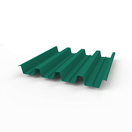 Профнастил Н60 (RAL 6016) 0,7х845мм оцинкованный, с полимерным покрытием (Полиэстер)