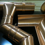 Заглушка желоба водосточного медная ф150мм