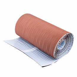 Лента для примыкания гофрированная алюминиевая 5000мм кирпичный