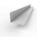 Планка угла внутренняя RAL 7047 оцинкованная c порошковым покрытием 0,45мм