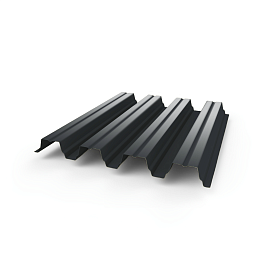 Профнастил Н75 - 0,7 (RAL 7016) с полимерным покрытием (полиэстер)