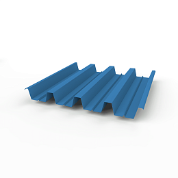 Профнастил Н60 (RAL 5015) 0,8х845мм оцинкованный, с полимерным покрытием (Полиэстер)