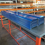 Нащельник стыковочный RAL 5005 оцинкованный c порошковым покрытием 0,45мм