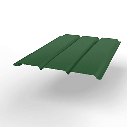 Софит металлический без перфорации оцинкованный с полимерным покрытием 0,45x357мм  RAL 6002