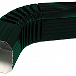 Колено водосточное прямоугольное полиэстер Grand Line Vortex RAL 6005