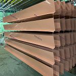 Отлив 0,5 мм RAL 3012 оконный оцинкованный c порошковым покрытием