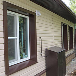 Откос оконный 0,45 мм (RAL 6004) c порошковым покрытием