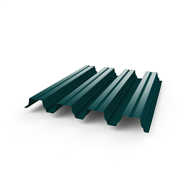 Профнастил Н75 - 0,8 (RAL 6004) с полимерным покрытием (полиэстер)