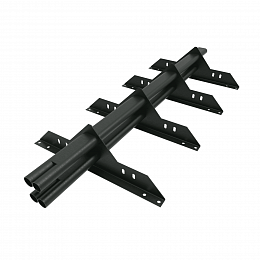 Снегозадержатель трубчатый плоскоовальный 1000мм универсальный 40x20-1,0-1,0-2 холоднокатанная сталь с порошковым покрытием RAL 6009