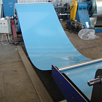 Лист оцинкованный 0,3х1250мм (RAL 5009) с полимерным покрытием (Полиэстер)