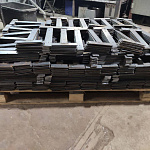 Костыль H-образный кровельный неокрашенный 20х4мм размер 200х400х200мм