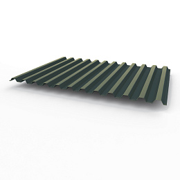 Профнастил С21 0,5х1051мм (RAL 7026) оцинкованный, с полимерным покрытием (полиэстер)