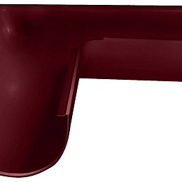 Угол желоба 90гр. внешний оцинкованный Grand Line Optima ф125х345мм RAL 3005