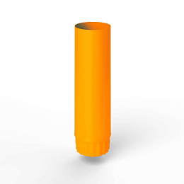 Труба водосточная оцинкованная порошок ф150х1250мм RAL 1028