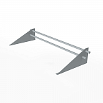 Снегозадержатель трубчатый 3000мм фальц 25-1,0-1,5-4 холоднокатанная сталь с порошковым покрытием RAL 7040