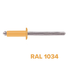 Заклепка 3.2x10 (RAL 1034) A2/A2 вытяжная