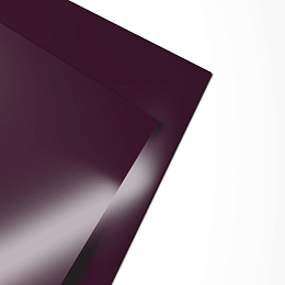 Лист оцинкованный 0,65х1250мм (RAL 4007) с полимерным покрытием (полиэстер)