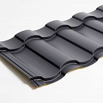 Металлочерепица Kredo оцинкованная с полимерным покрытием 0,45х1190мм RAL 7004