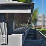 Дымник на трубу с сеткой оцинкованный с полимерным покрытием до 2400мм RAL 3009