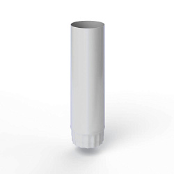 Труба водосточная оцинкованная порошок ф90х1250мм RAL 7047