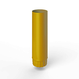 Труба водосточная оцинкованная порошок ф150х1250мм RAL 1005