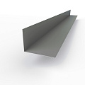Планка угла внутренняя RAL 7037 оцинкованная c порошковым покрытием 0,45мм