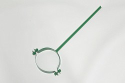 Крепление водосточный трубы сварное оцинкованное порошок ф90х10х250мм RAL 7047