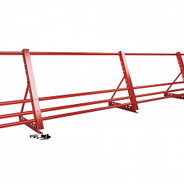 Ограждение кровельное фальц 2000мм 600-25-1-1,5-2 холоднокатанная сталь с порошковым покрытием RAL 3011