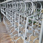 Крепление желоба водосточного c порошковым покрытием ф120x350мм RAL 6029