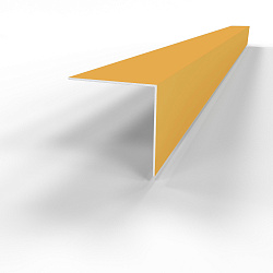 Планка угла внешнего RAL 1017 оцинкованный c порошковым покрытием 0,45мм