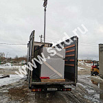 Стеновая трёхслойная сэндвич-панель трапеция 200мм 1190мм с видимым креплением минеральная вата Полиэстер Panline